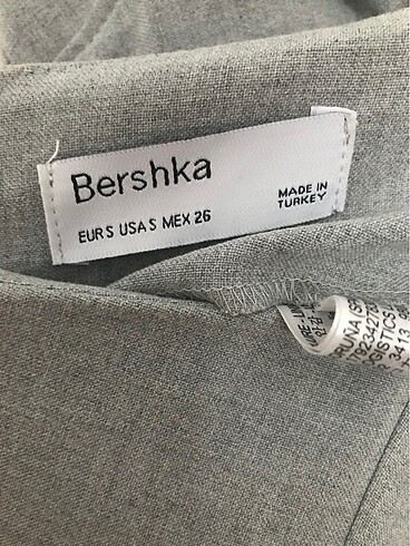 s Beden gri Renk Bershka Gri Tulum