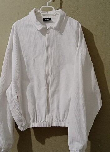 Spor oversize kadife ceket 