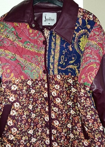 m Beden bordo Renk 38-40 beden ceket 