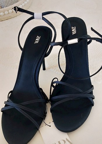 40 Beden mavi Renk Klasik Şıklık Lacivert Stiletto Sandalet