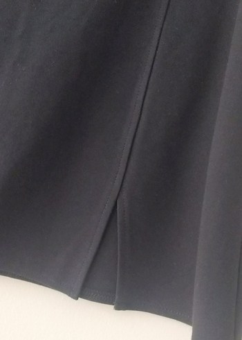 H&M Kadın Siyah Midi Mini Etek