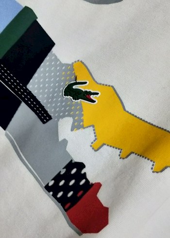 Erkek Beyaz Baskılı Kısa Kollu Tişört - Görsel 4