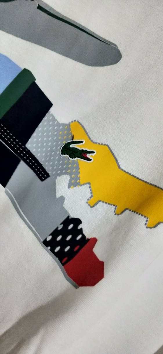 Erkek Beyaz Baskılı Kısa Kollu Tişört - Görsel 4