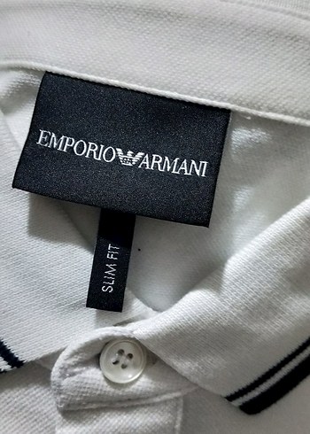 Erkek Beyaz Polo Yaka Düğmeli Tişört - Görsel 5