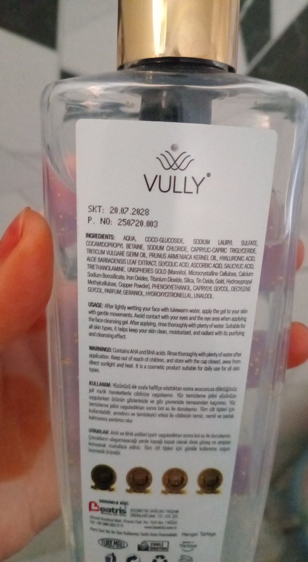 Vully AHA+BHA Arındırıcı Temizleme Jeli - Görsel 4