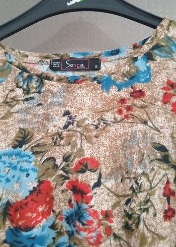 Bohem Çok Renkli Uzun Kollu Uzun Elbise - Görsel 2