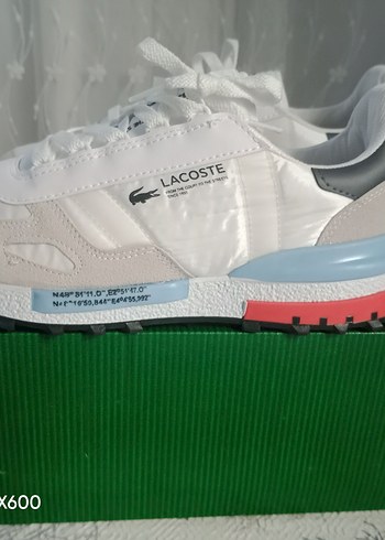 Lacoste Erkek Beyaz Spor Ayakkabı