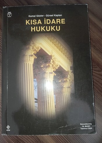 Kısa İdare Hukuku - Kemal Gözler, Gürsel Kaplan