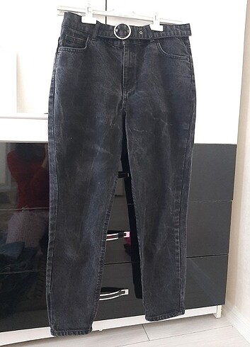 yıkamalı mom jean