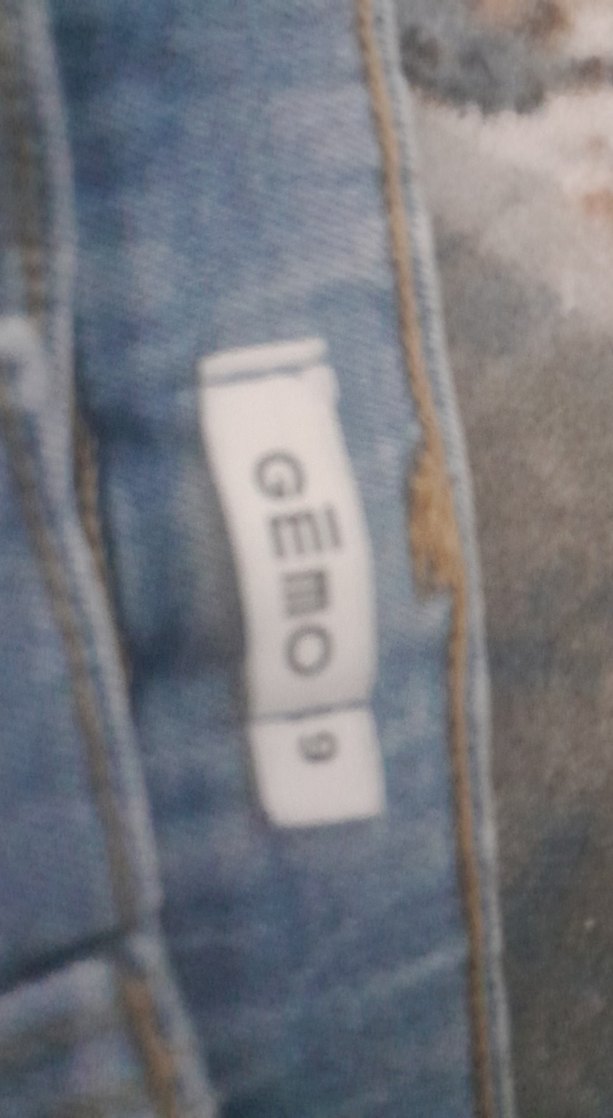 Erkek Gri Mavi Rahat Kesim Denim Şort - Görsel 2