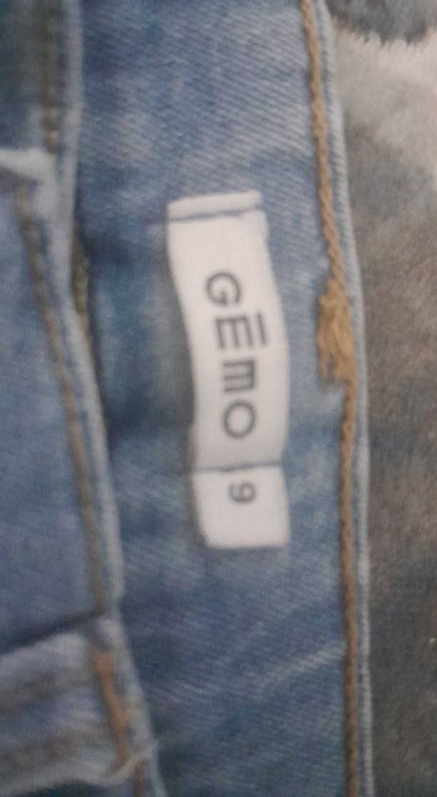 Erkek Gri Mavi Rahat Kesim Denim Şort - Görsel 3