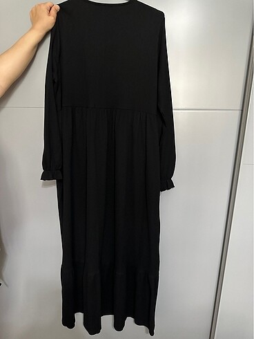 xxl Beden siyah Renk Kadın tesettür elbise LCW