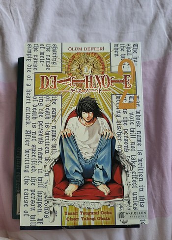Death Note Cilt 2-3-4 çizgi roman/ manga