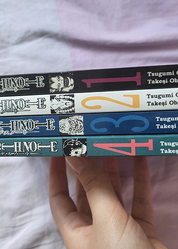 Beden Renk Death Note Cilt 2-3-4 çizgi roman/ manga