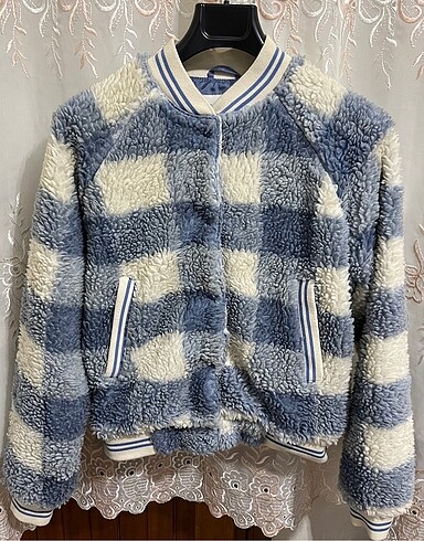 xs Beden mavi Renk Mavi bomber ceket
