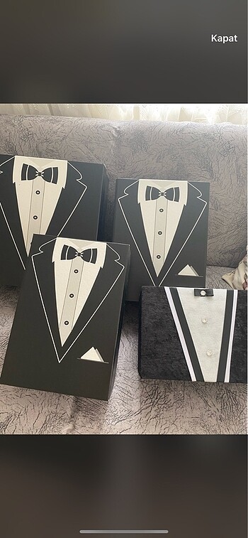 Damat bohça seti