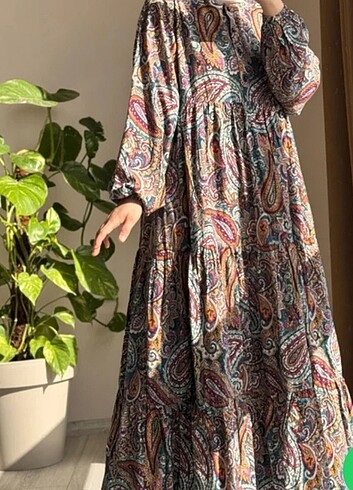 Harika desenli elbise 