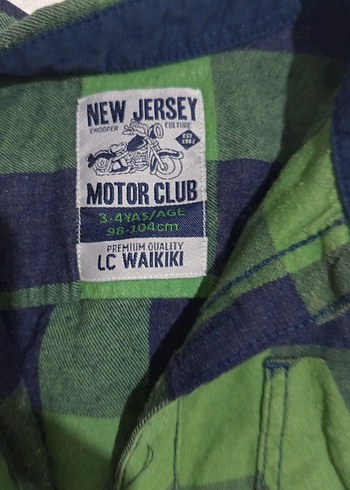 Erkek Çocuk Yeşil Kareli Uzun Kollu Gömlek - Görsel 2