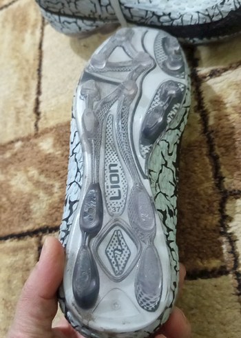 Gri Yılan Desenli Bağcıklı Erkek Spor Ayakkabı - Görsel 2