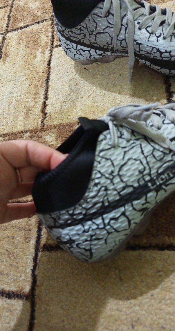 Gri Yılan Desenli Bağcıklı Erkek Spor Ayakkabı - Görsel 4