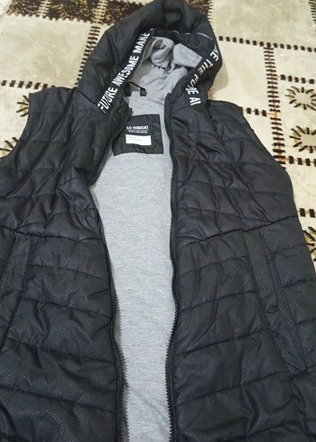 Erkek Çocuk Fermuarlı Kapüşonlu Yelek - Görsel 3