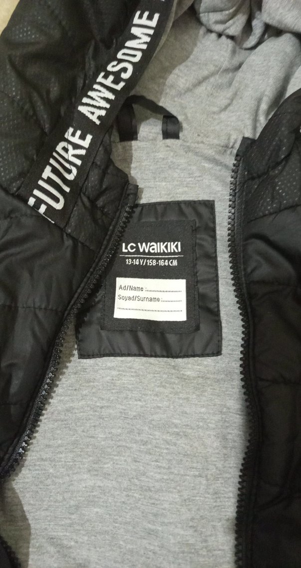 Erkek Çocuk Fermuarlı Kapüşonlu Yelek - Görsel 2