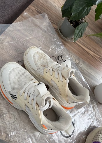 Jump marka Beyaz Bağcıklı Sokak Stili Kadın Spor Ayakkabı - Görsel 4