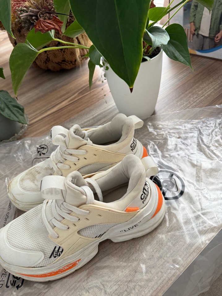 Jump marka Beyaz Bağcıklı Sokak Stili Kadın Spor Ayakkabı - Görsel 2