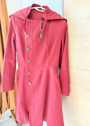 Zühre belden oturtmalı trençkot - Görsel 4