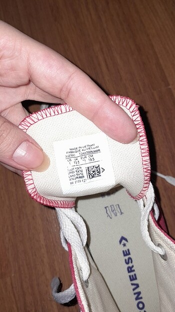 32 Beden kırmızı Renk converse spor aykkabı