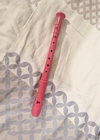 Pembe Plastik Müzik Oyuncağı Flüt - Görsel 2