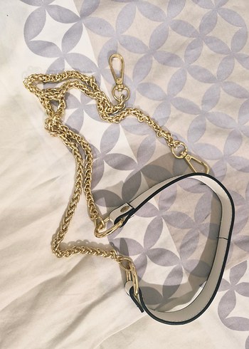 Diger Beyaz Deri Modern Klasik Kadın Çanta - Görsel 4