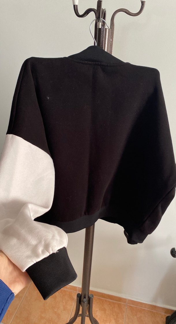 Düğmeli Siyah Uzun Kollu Kadın Ceket - Görsel 2