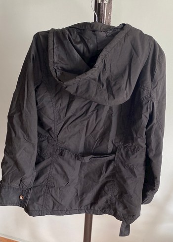 Siyah Kemerli Kadın Ceket - Görsel 2