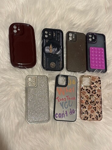 7 Adet iPhone 12 Kılıfı - Toplu Satış (Çok Temiz!)