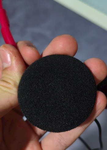 Kırmızı Kablolu Kulaklık - Görsel 7