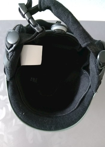 Kamuflaj Desenli Haki Motosiklet Kaskı decathlon - Görsel 3