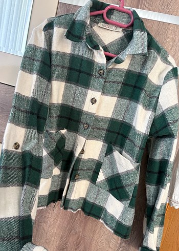 L beden düğme detaylı gömlek - Görsel 3