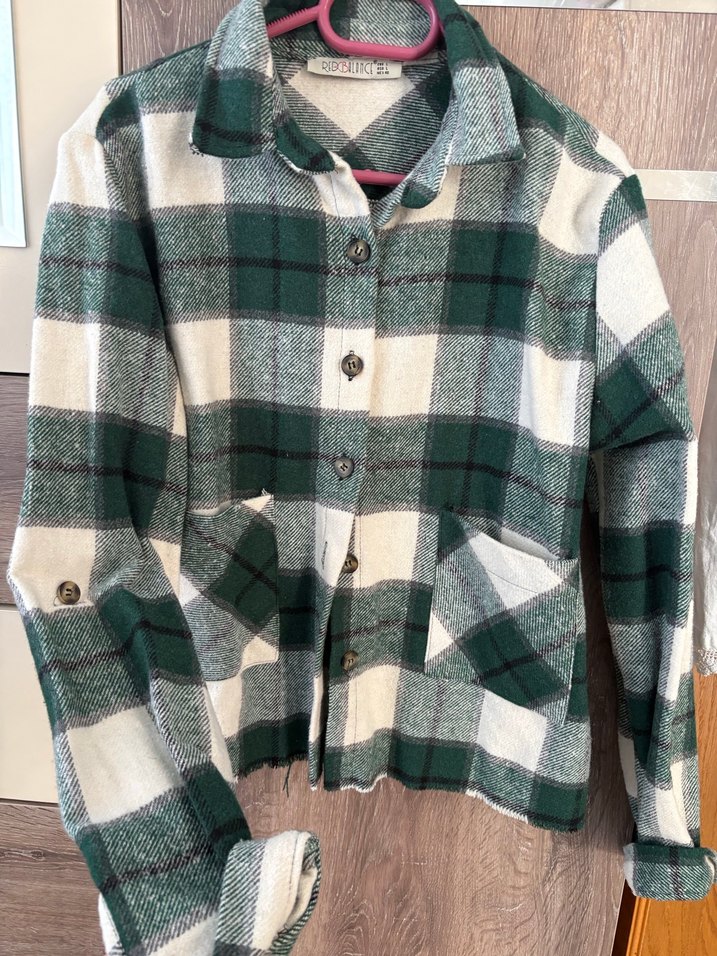 L beden düğme detaylı gömlek - Görsel 2