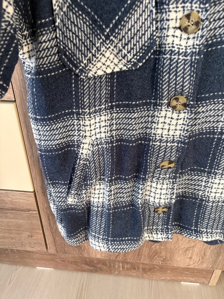 Ambar M beden düğme ve cep detaylı gömlek - Görsel 2