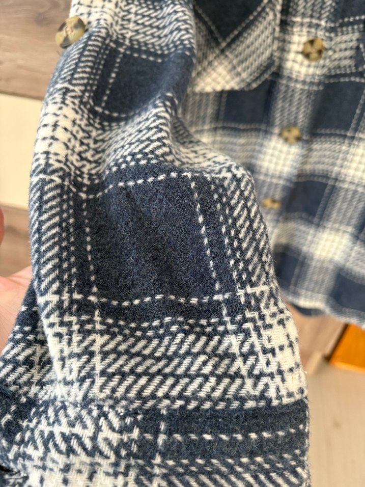 Ambar M beden düğme ve cep detaylı gömlek - Görsel 3