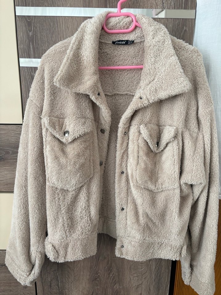 M beden peluş ceket - Görsel 2