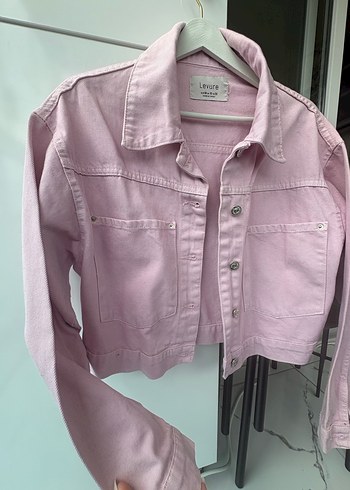 38/M beden lila renk ceket - Görsel 3