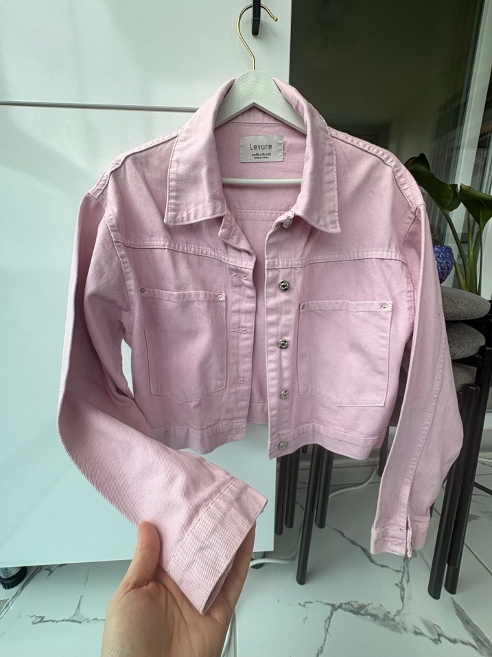 38/M beden lila renk ceket - Görsel 2