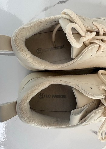 Lcw 37 numara krem renk spor ayakkabı - Görsel 6
