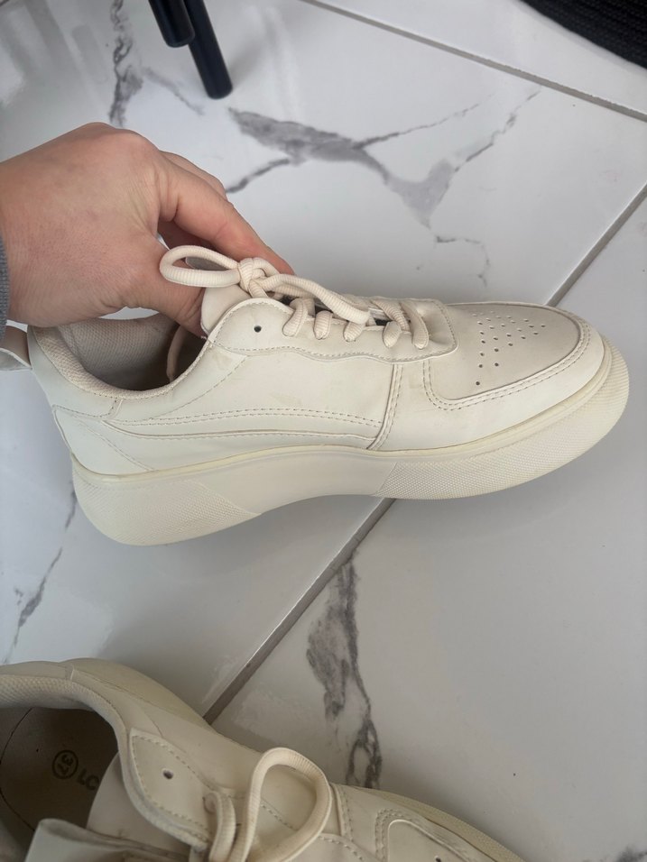 Lcw 37 numara krem renk spor ayakkabı - Görsel 5