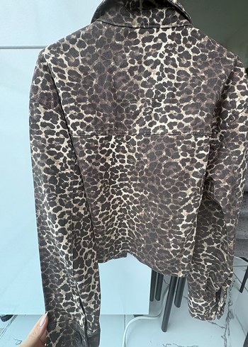 Lcw 38 beden leopar ceket - Görsel 4
