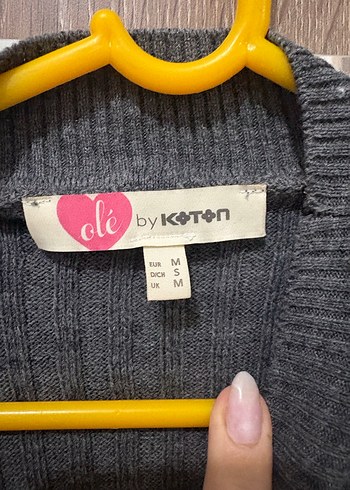 Koton S/M beden gri yüksek yaka kazak - Görsel 4