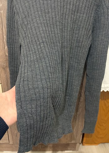 Koton S/M beden gri yüksek yaka kazak - Görsel 2