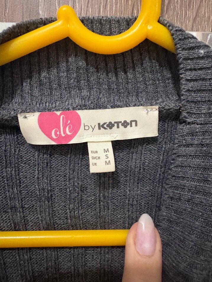 Koton S/M beden gri yüksek yaka kazak - Görsel 4